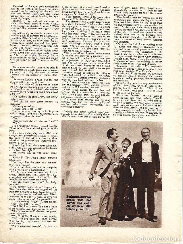 Otros art&iacute;culos de coleccionismo en papel: LAMINA 34343: Barbara Stanwych, Robert Taylor y Victor McLaglen - VVAA