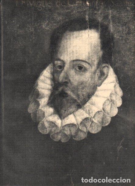 Otros art&iacute;culos de coleccionismo en papel: LAMINA V22050: Retrato de Cervantes - Varios