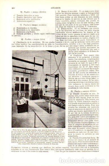 Sammelleidenschaft Andere Papierartikel: LAMINA V29032: Sala de alta tension Laboratorio de ensayos de Barcelona - Varios