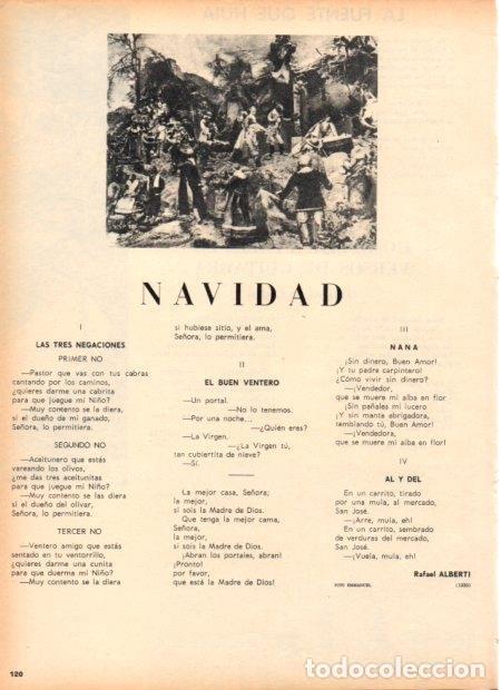 Otros art&iacute;culos de coleccionismo en papel: LAMINA V21844: navidad por Rafael Alberti 1930 - Varios