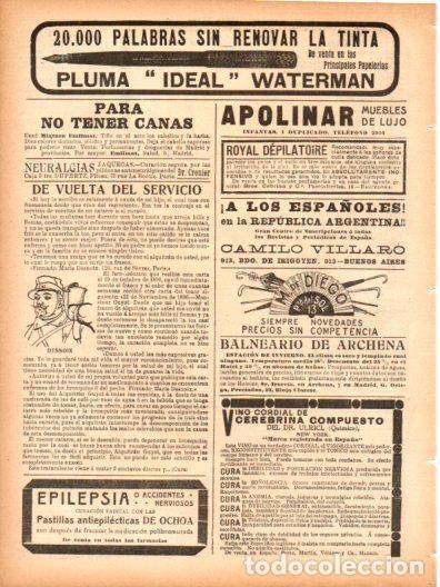 Otros art&iacute;culos de coleccionismo en papel: LAMINA V22983: Publicidad pluma Ideal de Waterman - Varios