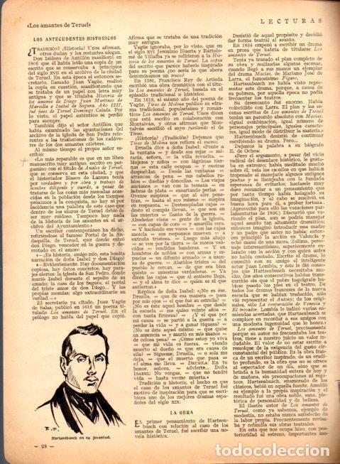 Sammelleidenschaft Andere Papierartikel: LAMINA V22562: Hartzenbusch en su juventud - Varios