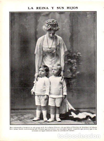 Sammelleidenschaft Andere Papierartikel: LAMINA V22709: La reina Victoria y sus hijos por Franzen - Varios