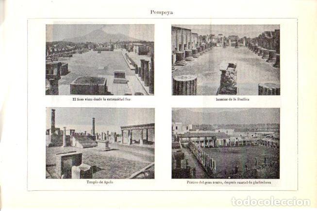 Otros art&iacute;culos de coleccionismo en papel: LAMINA V30328: Vistas varias de Pompeya - Varios