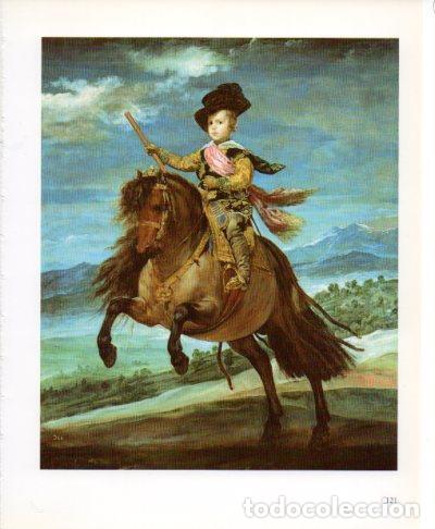 Otros art&iacute;culos de coleccionismo en papel: LAMINA V23213: Velazquez. El principe Baltasar Carlos a caballo - Varios