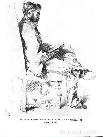 Otros art&iacute;culos de coleccionismo en papel: LAMINA 33174: El conde Charles de Toulouse-Lautrec - Jean Bouret