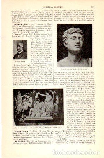 Otros art&iacute;culos de coleccionismo en papel: LAMINA V23984: Busto de Orestes, Museo de las Termas - Varios