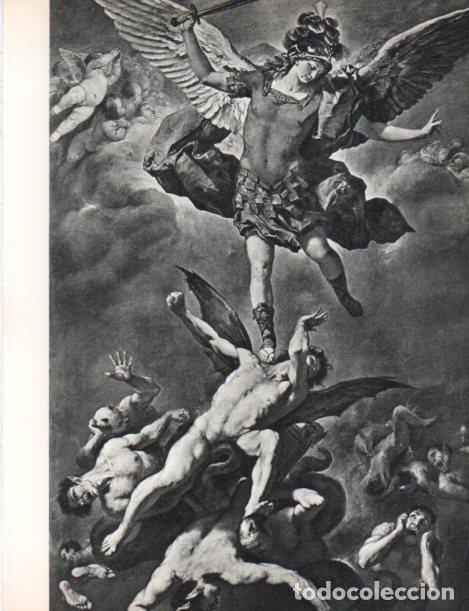 Otros art&iacute;culos de coleccionismo en papel: LAMINA V30476: El arcangel San Miguel arroja al abismo a los angeles rebeldes por L. Giordano - Vari