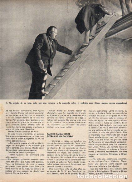 Otros art&iacute;culos de coleccionismo en papel: LAMINA V24950: Orson Welles y su hija - Varios