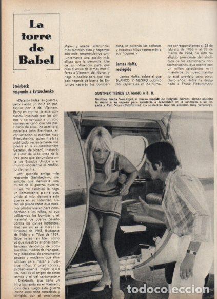 Otros art&iacute;culos de coleccionismo en papel: LAMINA V24976: Brigitte Bardot y Gunther Sachs en California - Varios