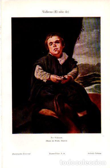 Otros art&iacute;culos de coleccionismo en papel: LAMINA V31367: El ni&ntilde;o de Vallecas por Velazquez - Varios