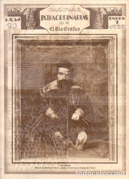 Otros art&iacute;culos de coleccionismo en papel: LAMINA V24716: Sebastian Morra por Velazquez - Varios