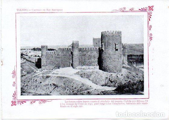 Paper Collecting Others: LAMINA V31925: Toledo. Castillo de San Servando - Varios