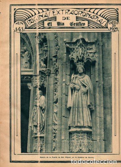 Otros art&iacute;culos de coleccionismo en papel: LAMINA V24382: Puerta de San Miguel en Catedral de Sevilla - Varios