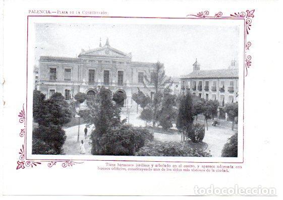 Otros art&iacute;culos de coleccionismo en papel: LAMINA V31655: Palencia. Plaza de la Constitucion - Varios
