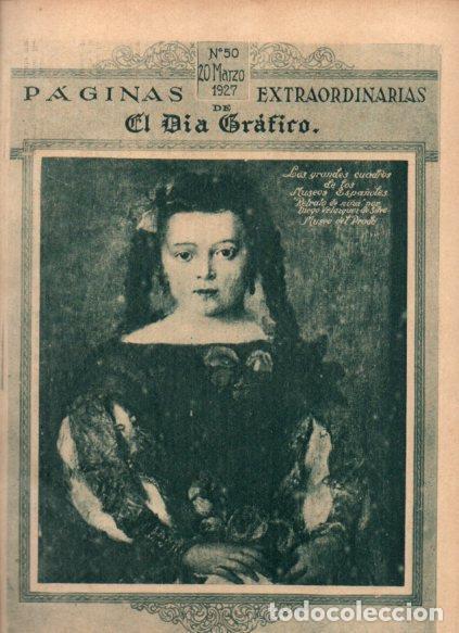 Otros art&iacute;culos de coleccionismo en papel: LAMINA V24584: Retrato de ni&ntilde;a por Velazquez - Varios