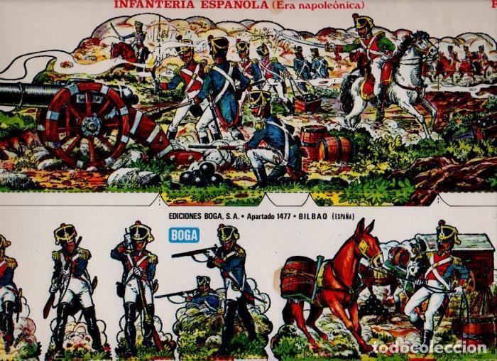 Otros art&iacute;culos de coleccionismo en papel: LAMINA V31604: Recortable Infanteria espa&ntilde;ola, era napoleonica - Varios