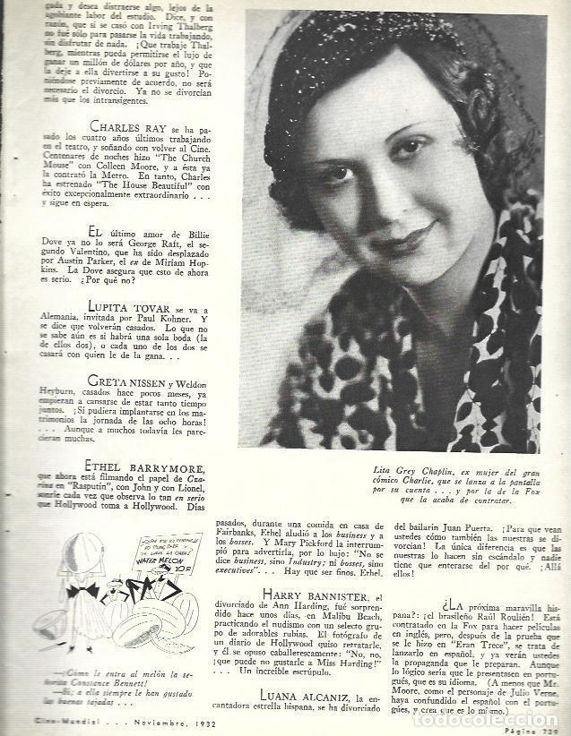 Otros art&iacute;culos de coleccionismo en papel: LAMINA 33471: Lita Grey Chaplin - VVAA