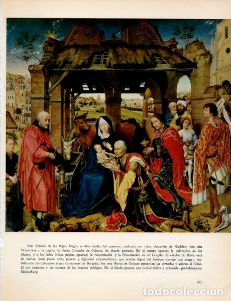 Otros art&iacute;culos de coleccionismo en papel: LAMINA V33025: Retablo de los Reyes Magos por Rogier van der Weyden - Hermann Bauer