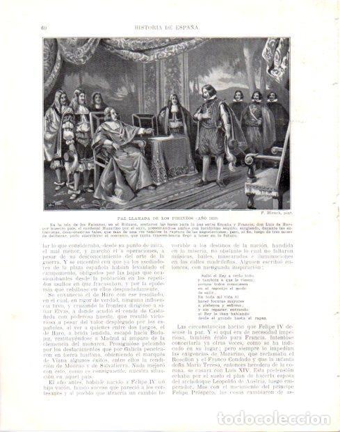 Otros art&iacute;culos de coleccionismo en papel: LAMINA V33931: Paz llamada de Los Pirineos por F. Blanch - Manuel Rodriguez Codola