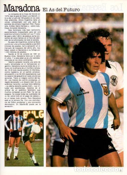Otros art&iacute;culos de coleccionismo en papel: LAMINA V25852: Maradona - Varios