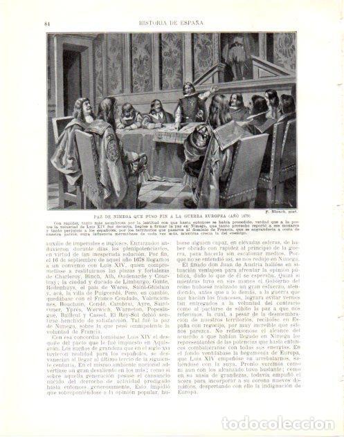 Sammelleidenschaft Andere Papierartikel: LAMINA V34038: Paz de Nimega a&ntilde;o 1679 por F. Blanch - Manuel Rodriguez Codola