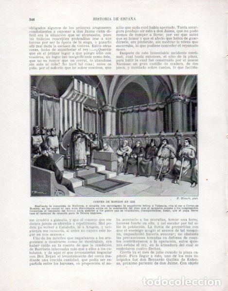 Paper Collecting Others: LAMINA V33570: Cortes de Monzon por F. Blanch - Manuel Rodriguez Codola