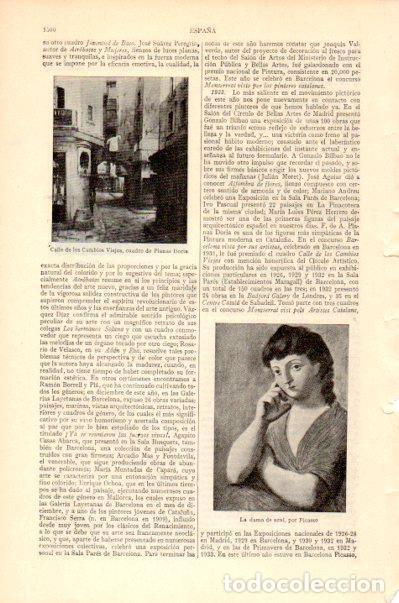 Otros art&iacute;culos de coleccionismo en papel: LAMINA V27649: La dama de azul por Picasso - Varios