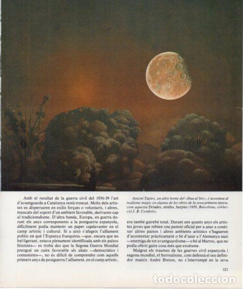 Otros art&iacute;culos de coleccionismo en papel: LAMINA V27245: Driades per Antoni Tapies - Francesc Fontbona