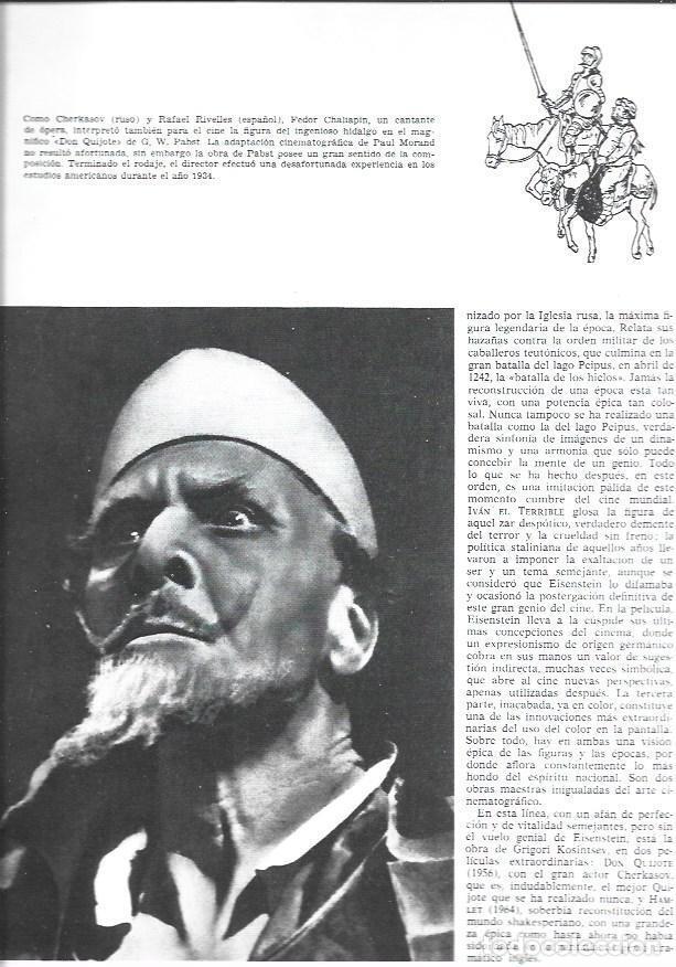 Otros art&iacute;culos de coleccionismo en papel: LAMINA 33912: Fedor Chaliapin como Don Quijote - VVAA