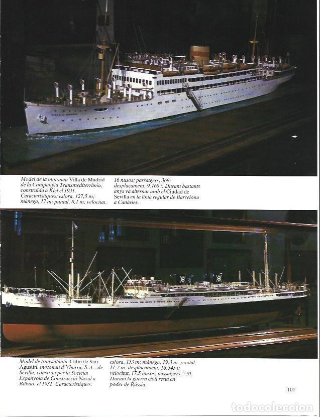 Otros art&iacute;culos de coleccionismo en papel: LAMINA 34986: Modelo de motonave Villa de Madrid y del transatlantico Cabo de San Agustin - Jose M.