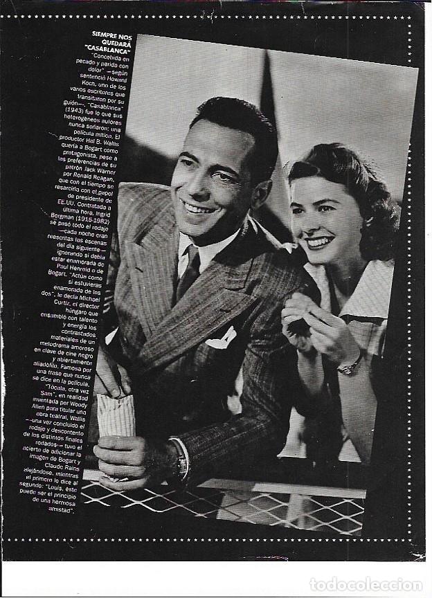Otros art&iacute;culos de coleccionismo en papel: LAMINA 35273: Ingrid Bergman y Humphrey Bogart - VVAA