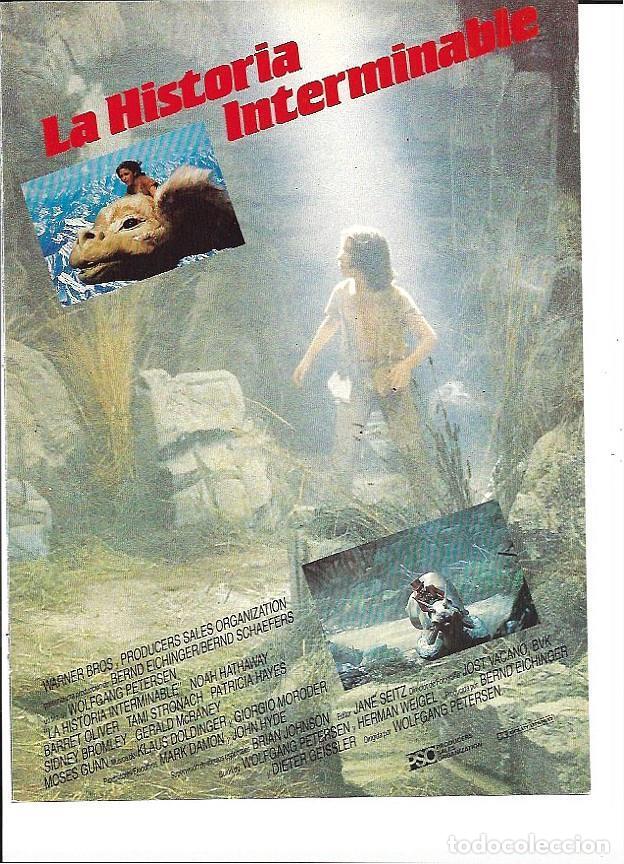 Otros art&iacute;culos de coleccionismo en papel: LAMINA 35382: Cartel del film La historia interminable - VVAA