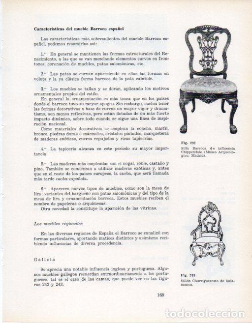 Otros art&iacute;culos de coleccionismo en papel: LAMINA V28372: Silla Barroca de inflluencia Chippendale - VArios