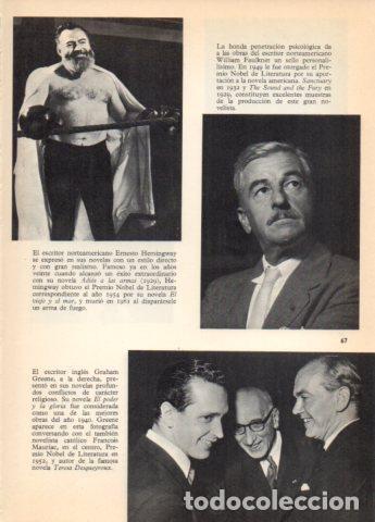 Otros art&iacute;culos de coleccionismo en papel: LAMINA V36644: E. Hemingway y Graham Greene - Varios