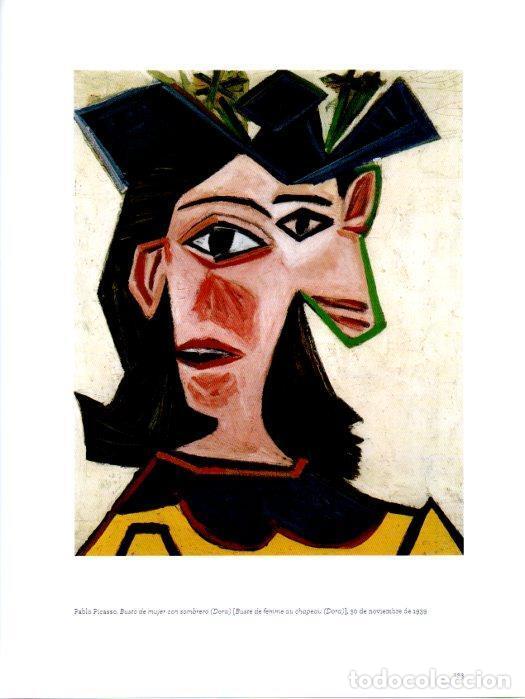 Otros art&iacute;culos de coleccionismo en papel: LAMINA V27972: Busto de mujer con sombrero por Picasso - Varios