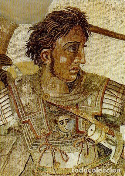Otros art&iacute;culos de coleccionismo en papel: LAMINA V28233: Alejandro Magno mosaico de Pompeya - Peter Bamm
