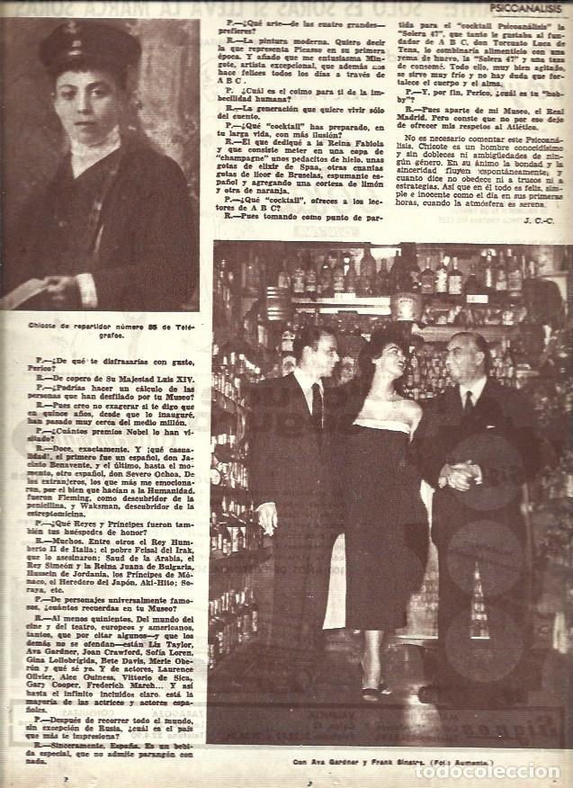 Otros art&iacute;culos de coleccionismo en papel: LAMINA 35764: Perico Chicote con Ava Gardner - VVAA