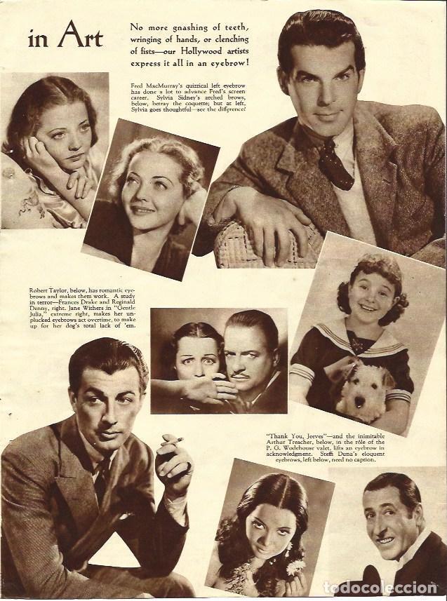 Otros art&iacute;culos de coleccionismo en papel: LAMINA 34453: Fred MacMurray, Robert Taylor y Sylvia Sidney - VVAA