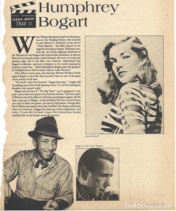Otros art&iacute;culos de coleccionismo en papel: LAMINA 34504: Lauren Bacall y Humphrey Bogart - VVAA