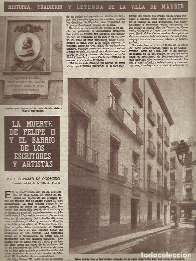 Otros art&iacute;culos de coleccionismo en papel: LAMINA 35490: Casa de Cervantes en Madrid - VVAA