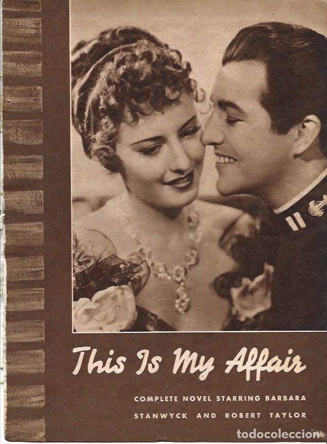 Otros art&iacute;culos de coleccionismo en papel: LAMINA 34327: Barbara Stanwych y Robert Taylor en This is my Affair - VVAA