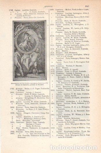 Otros art&iacute;culos de coleccionismo en papel: LAMINA V37762: Frontispicio de la edicion de Don Quijote de 1771 - Varios