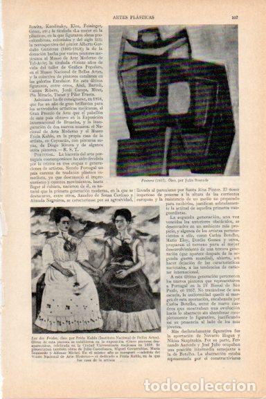 Otros art&iacute;culos de coleccionismo en papel: LAMINA V29712: Las dos Fridas, por Frida Kahlo - Varios
