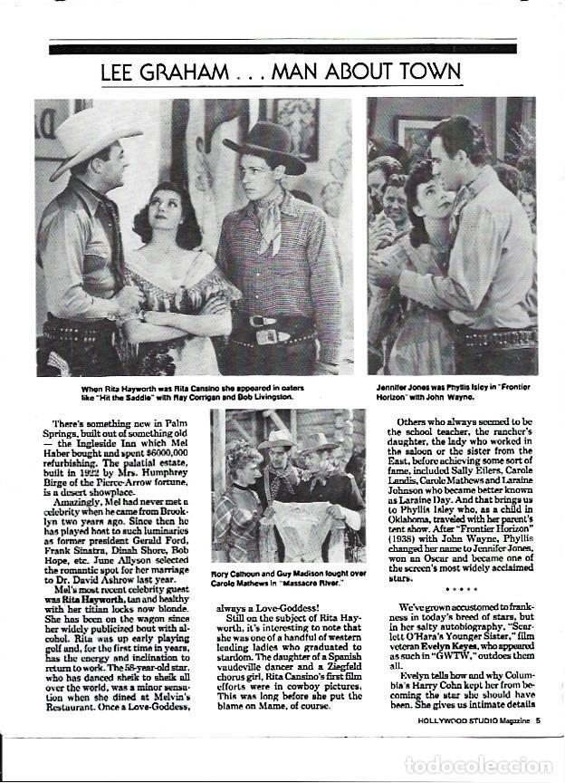 Otros art&iacute;culos de coleccionismo en papel: LAMINA 35211: Rita Hayworth con Ray Corrigan y Bob Livingston - VVAA