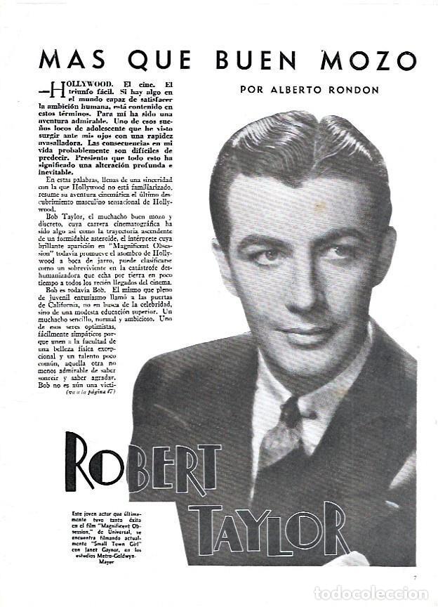 Otros art&iacute;culos de coleccionismo en papel: LAMINA 35137: Robert Taylor - VVAA