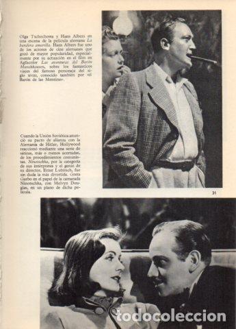 Otros art&iacute;culos de coleccionismo en papel: LAMINA V36627: Greta Garbo y Melvyn Douglas - Varios