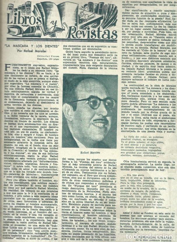 Sammelleidenschaft Andere Papierartikel: LAMINA 35705: Rafael Morales - VVAA