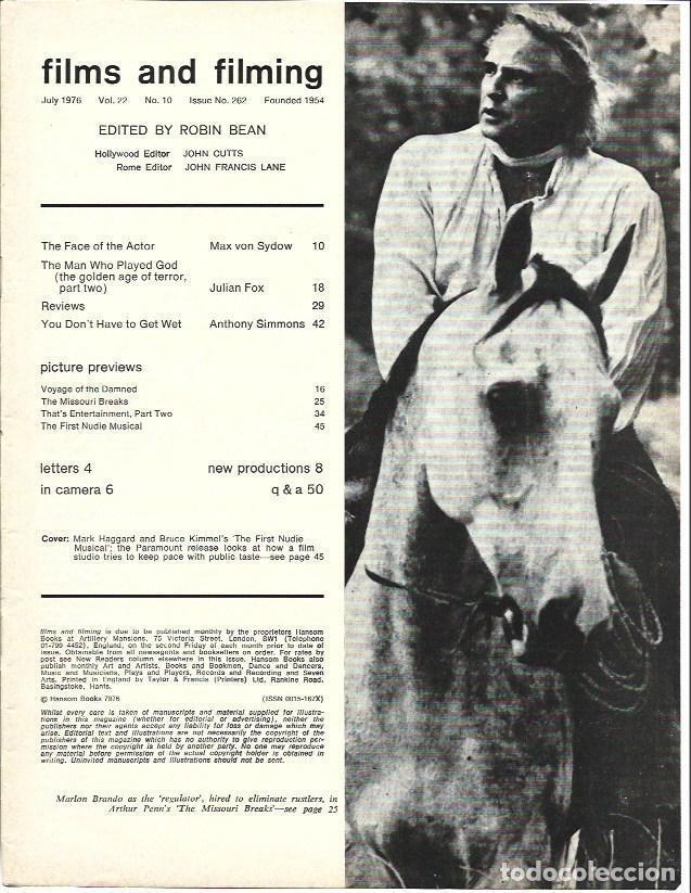 Otros art&iacute;culos de coleccionismo en papel: LAMINA 34614: Marlon Brando en The Missouri Breaks - VVAA