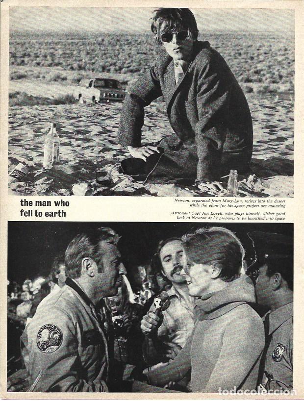 Otros art&iacute;culos de coleccionismo en papel: LAMINA 34654: The man who fell the earth con David Bowie - VVAA